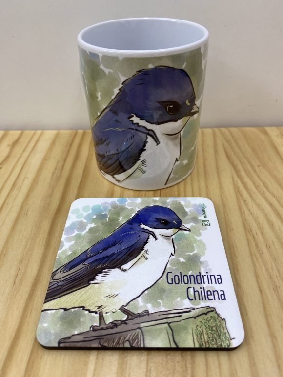 Pack Tazón con Posa tazón Golondrina