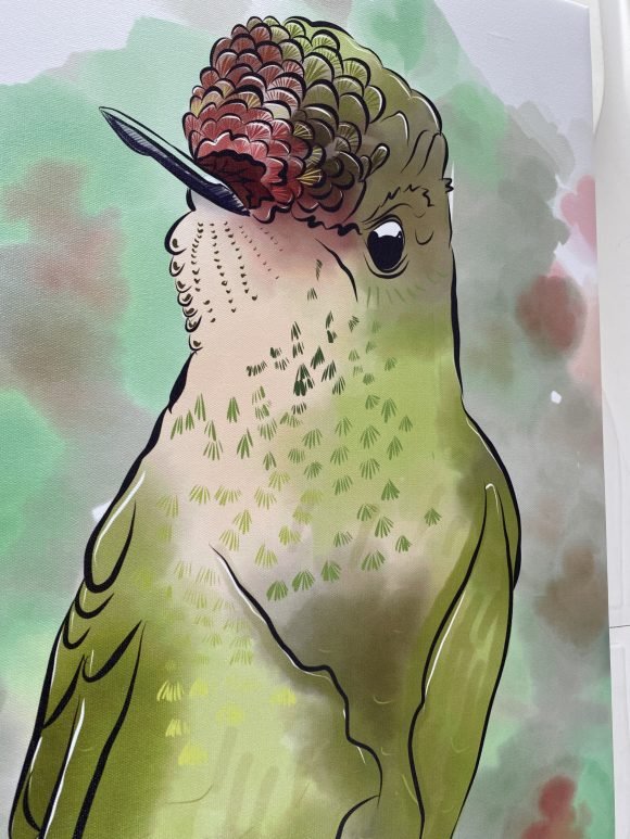 Cuadro tipo Poster Colibri - Imagen 2